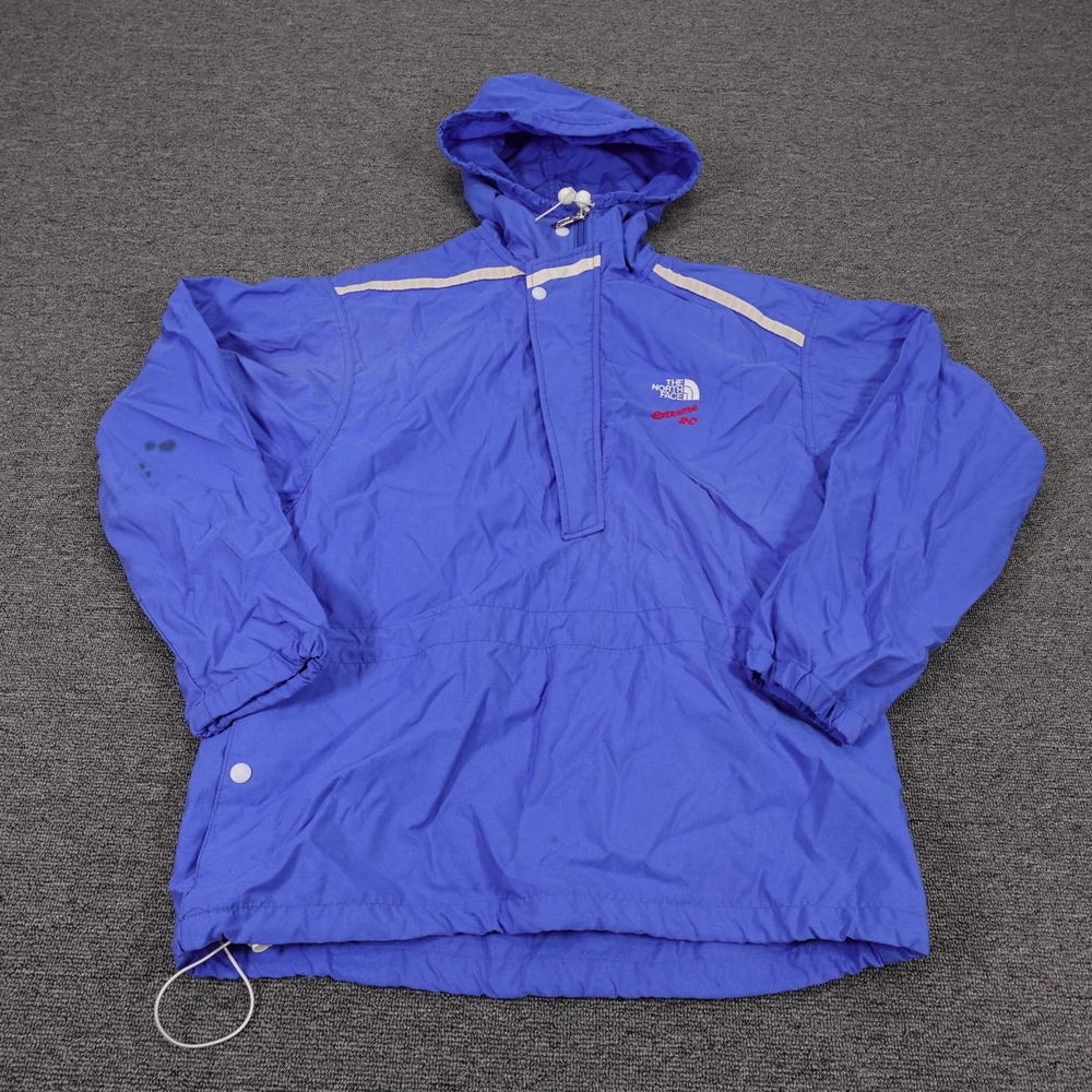 Vintage The North Face Jacket Womens XS Blue‎ Extreme Hooded Ski Anorak USA 90s